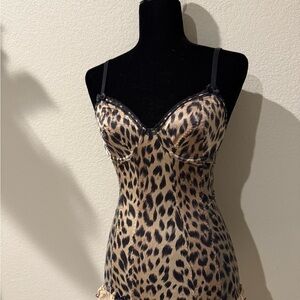 Victoria's Secret Leopard Print Chemise